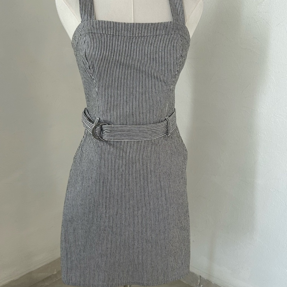 Hollister Gray Sheath Mini Dress Square Neck Sleeveless